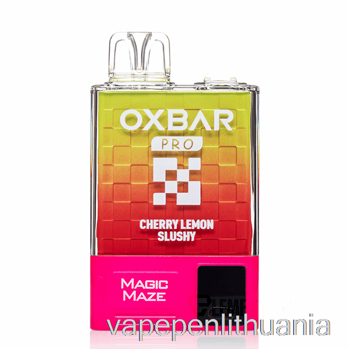Oxbar Magic Labirint Pro 10000 Vienkartinis Vyšnių Citrinų Slushy - Ankšties Sulčių Vape Skystis